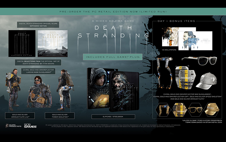 Death Stranding Retail Day 1 Edition Steelbook PC - Image 1